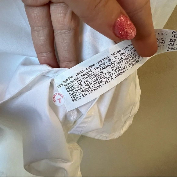 NWT Zara button Up blouse - Picture 4 of 5